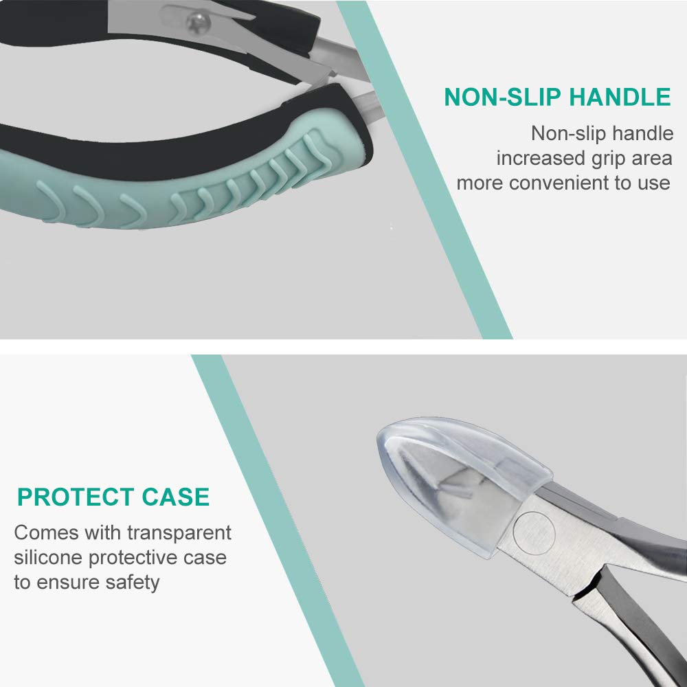 IVON Cuticle Trimmer garde en plastique protégeant la lame.