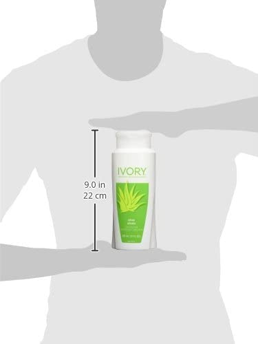 Ivory aloé : rinçage clair laissant la peau propre.