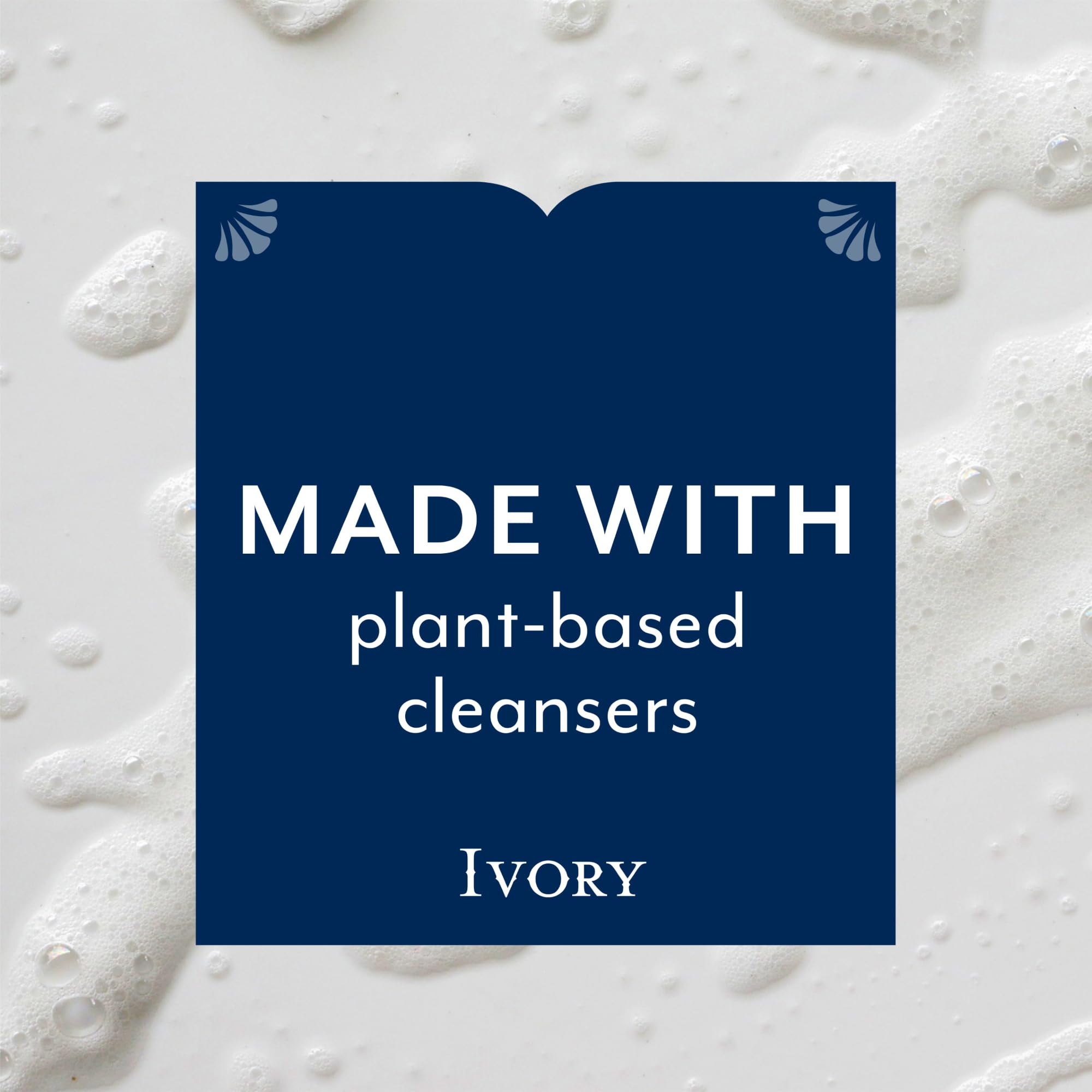 Ivory Body Wash Original creamy lather forming a luxurious cleanse