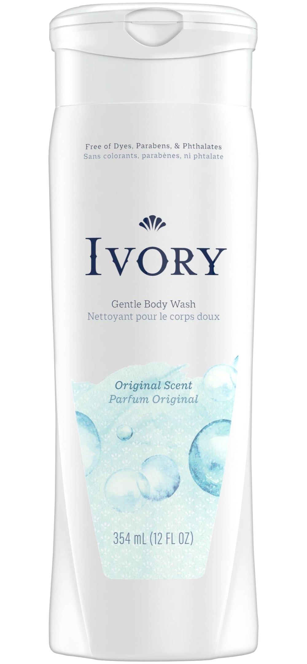 Ivory Body Wash Original rinse-clean action after shower