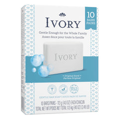 Texture douce d'Ivory Savon Original pour une douche simple