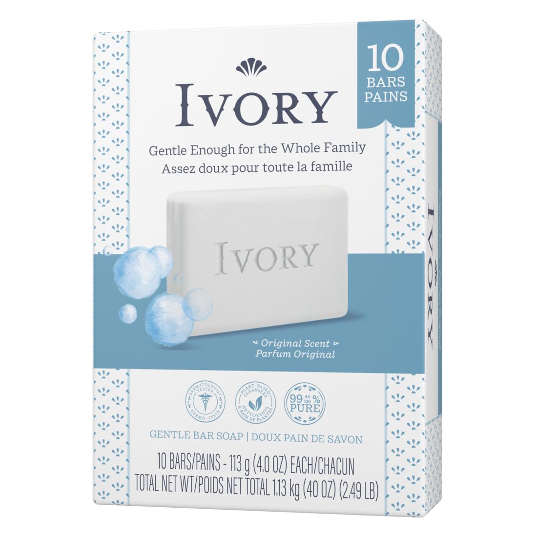 Ivory Savon Original, pureté sans colorants