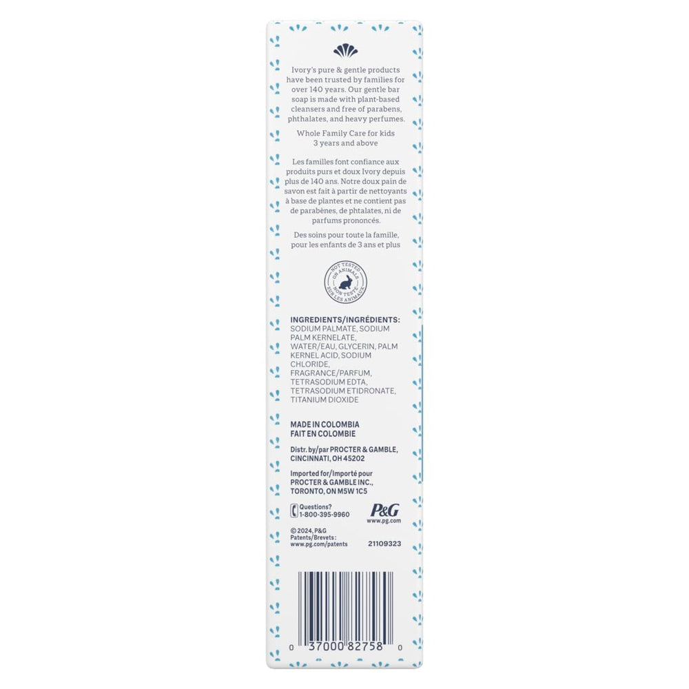 Ivory Savon Original sans colorants et parfums lourds