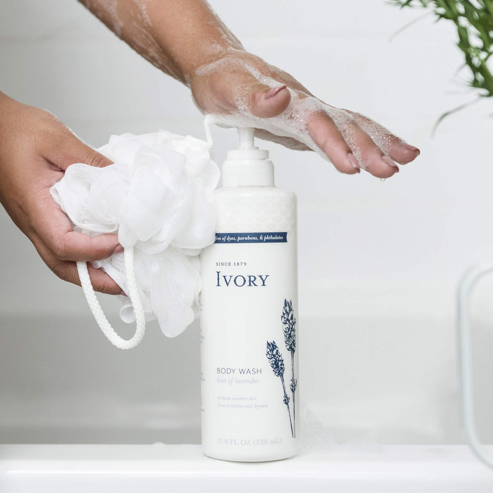 Ivory soin-peau hydratant: peau douce et confortable après la douche.