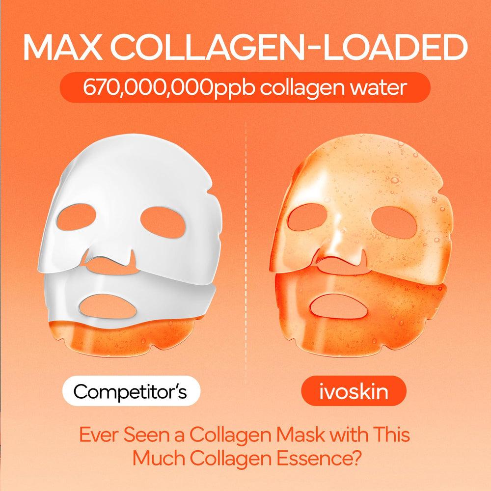 IVOSKIN Masque Collagène Gelée: raffermissement et pores resserrés.