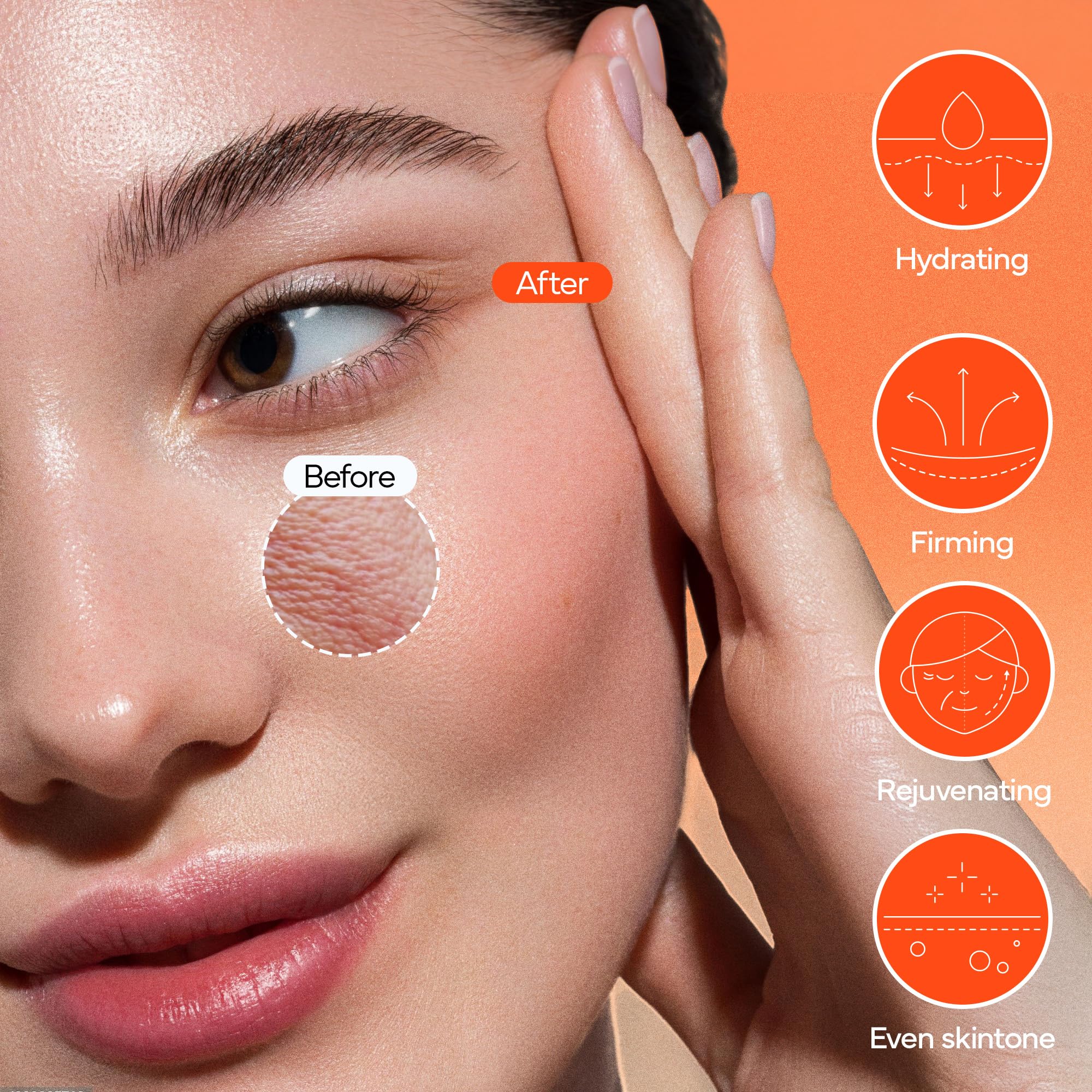 IVOSKIN Masque Collagène Gelée: teint plus clair et peau lumineuse.