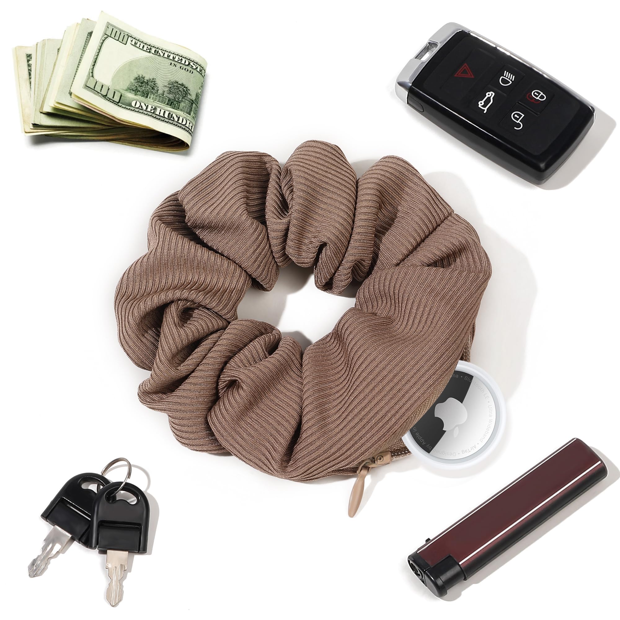 Ivyu pocket-scrunchies elastic-douce, maintien fiable sans tirer les cheveux