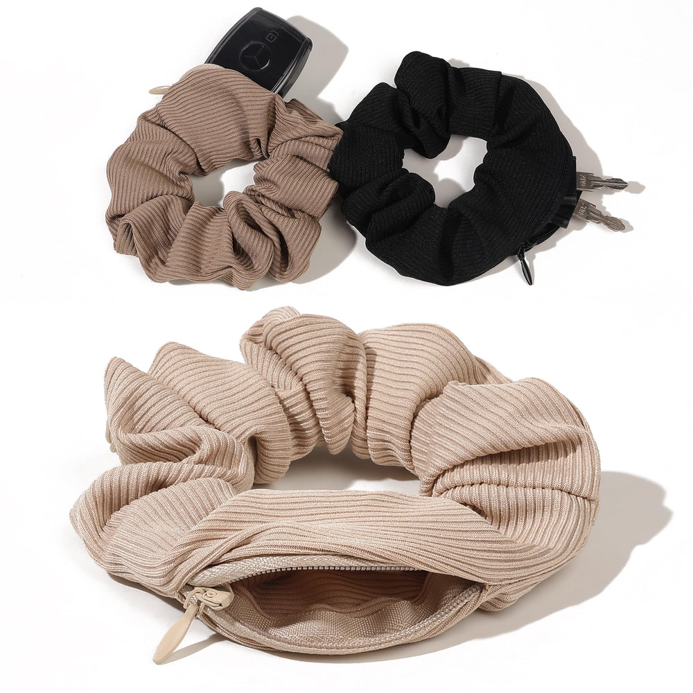 Ivyu pocket-scrunchies sur-coiffure, allure chic et sécurité des objets