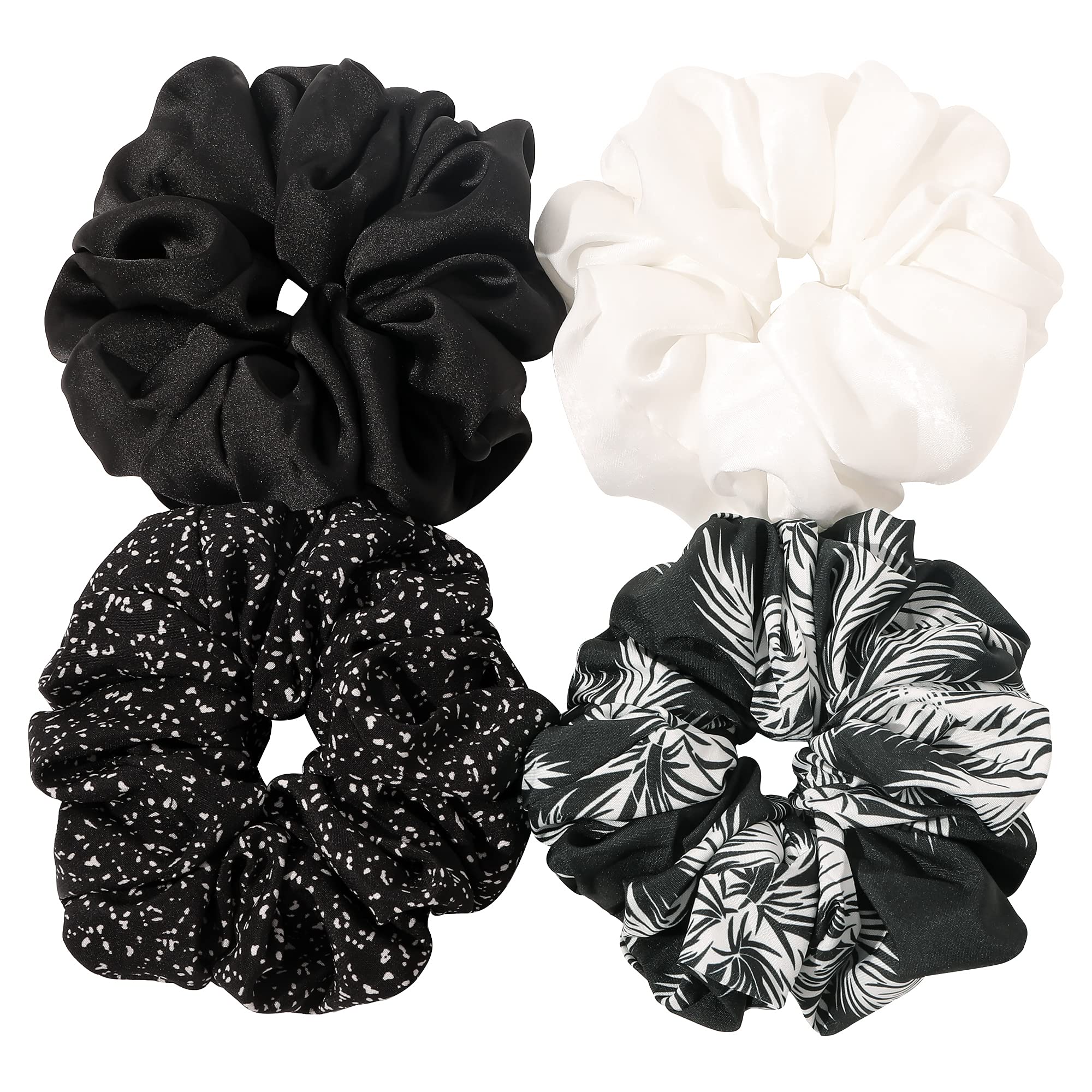 Ivyu scrunchie satin luxe extra-large pour cheveux épais.