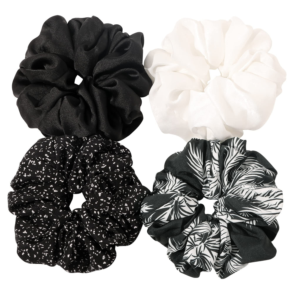 Ivyu scrunchie satin luxe extra-large pour cheveux épais.