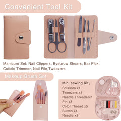 IZEO kit couture avec agrafes et ciseaux pour réparations discrètes.