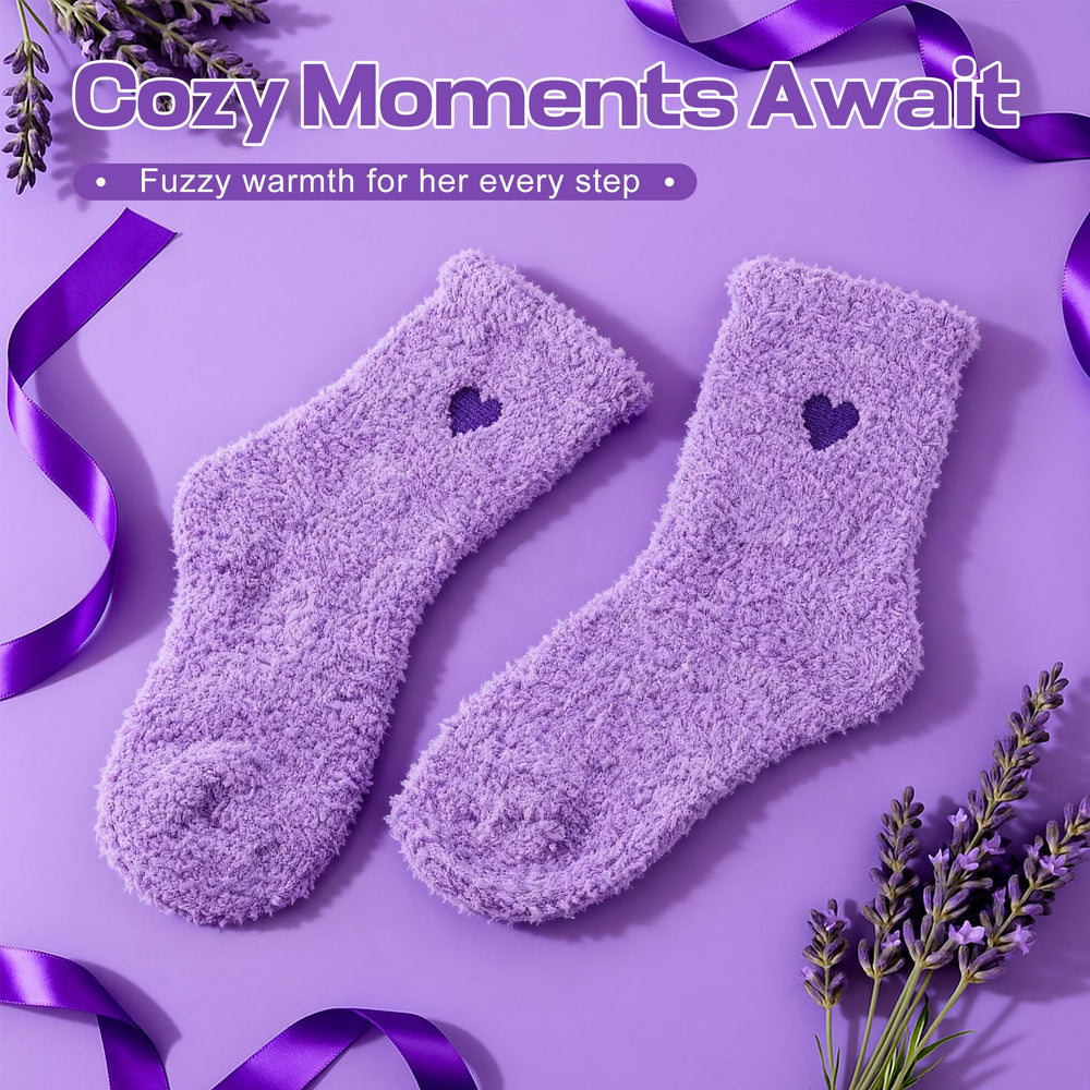 Chaussettes peluche IZZUBIZ douces et chaudes pour des moments détente.