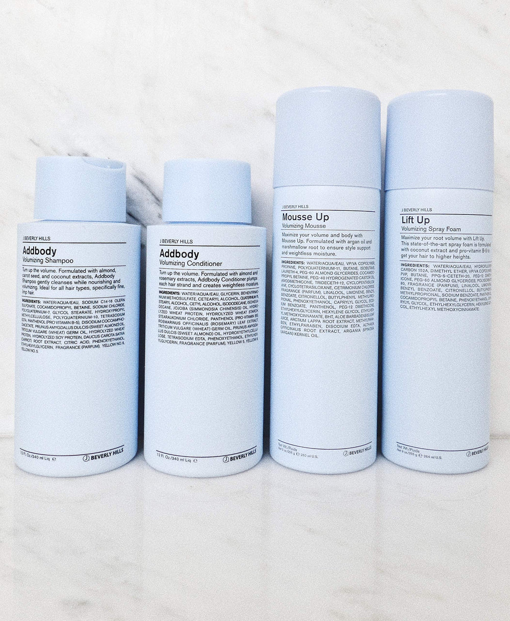 J Beverly Hills Addbody mousse-lavage texture légère et nettoyage efficace