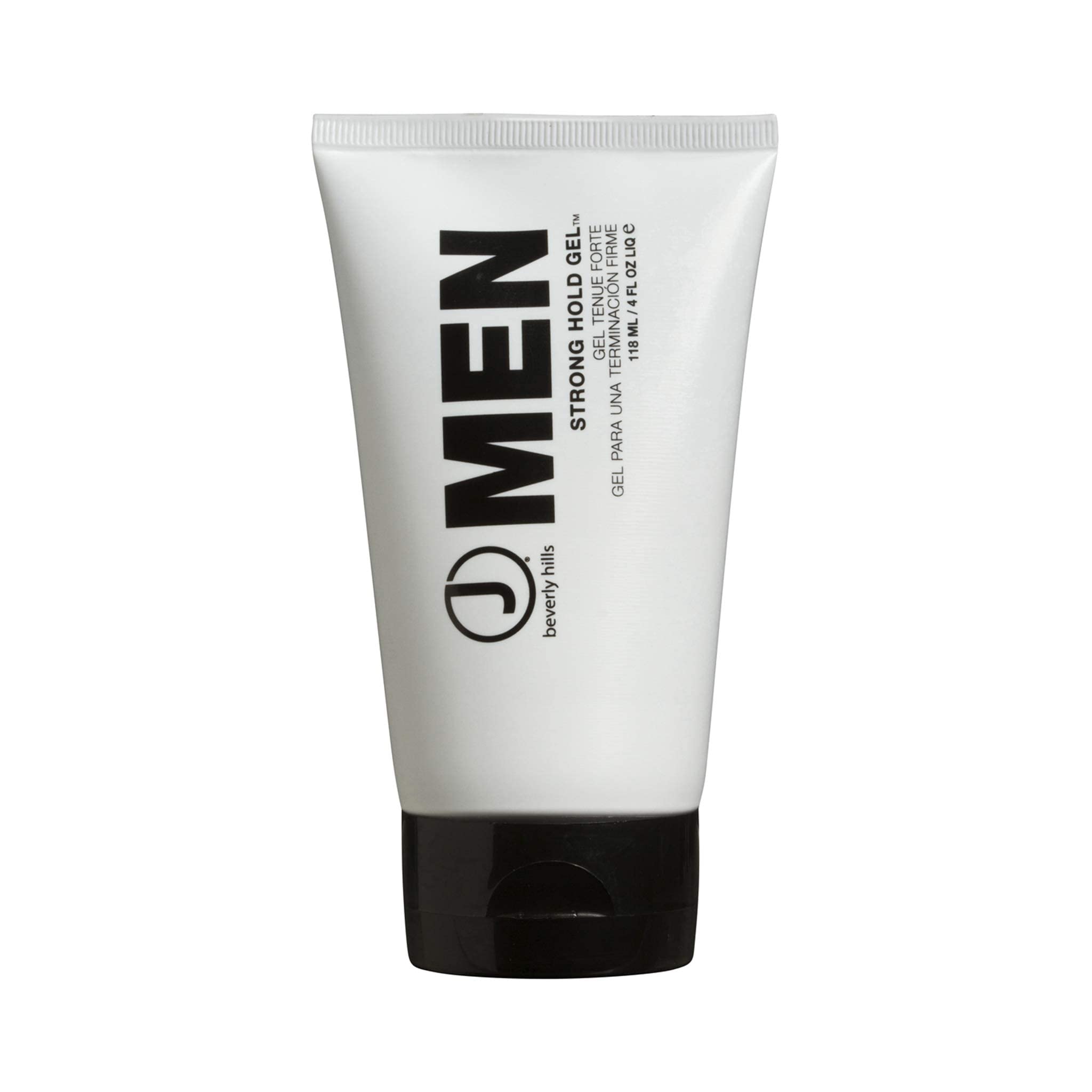 Gel coiffant pour homme J Beverly Hills, bouteille 4 oz, forte tenue.