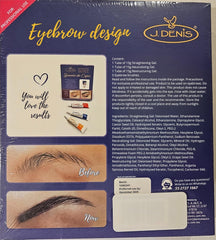 Crème exclusive J Denis laminer et lisser les sourcils avec précision