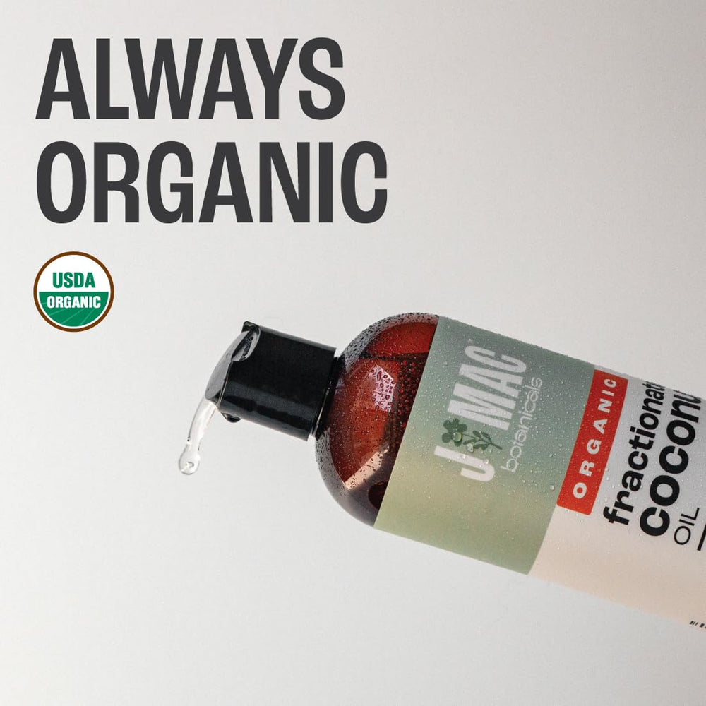 J MAC Botanicals coconut oil ideal for spa massage and aromatherapy.
