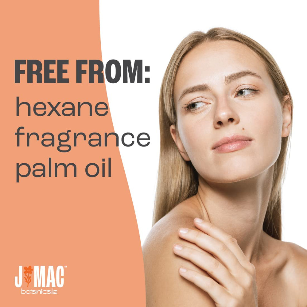 J MAC BOTANICALS Huile Coco Fractinee, sans parfum et sans huile de palme, choix polyvalent.