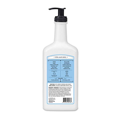 Texture crème de J.R. Watkins, application douce sur les pieds.