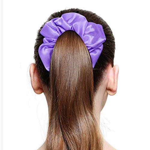 Chouchou satin Jaciya avec bande elastique durable et flexible.