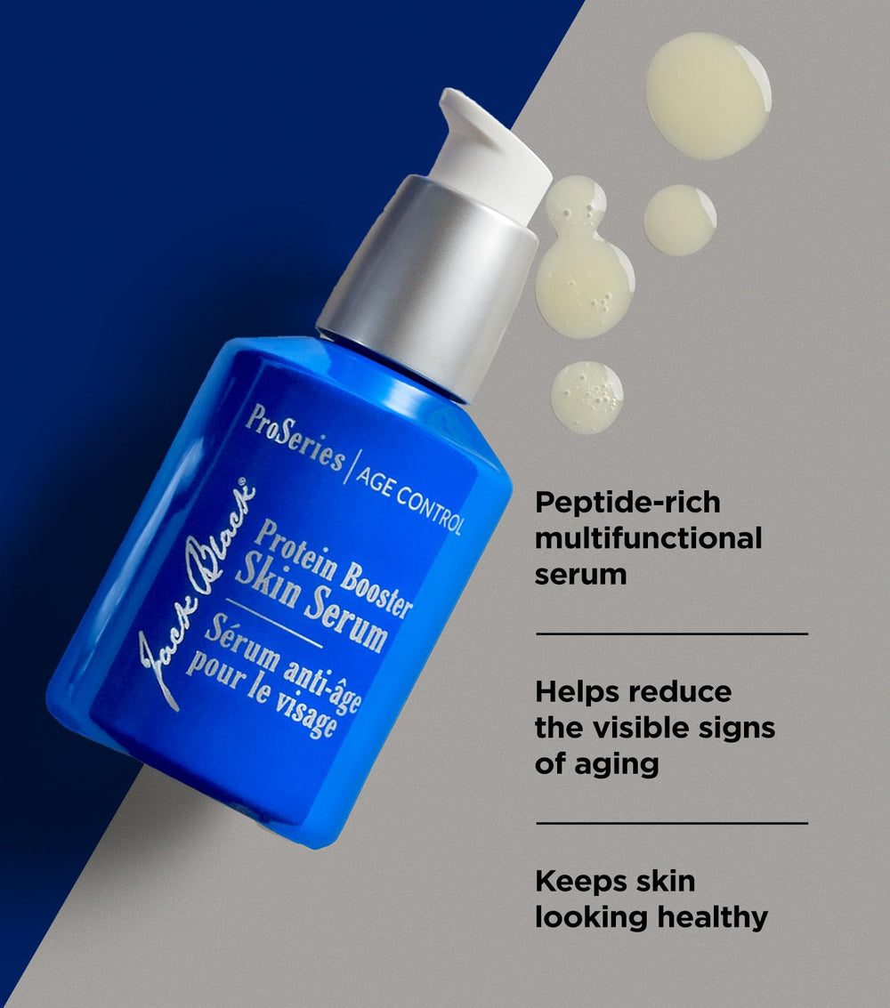 Bouteille Soin Yeux Jack Black, format pratique pour routine matin et soir.