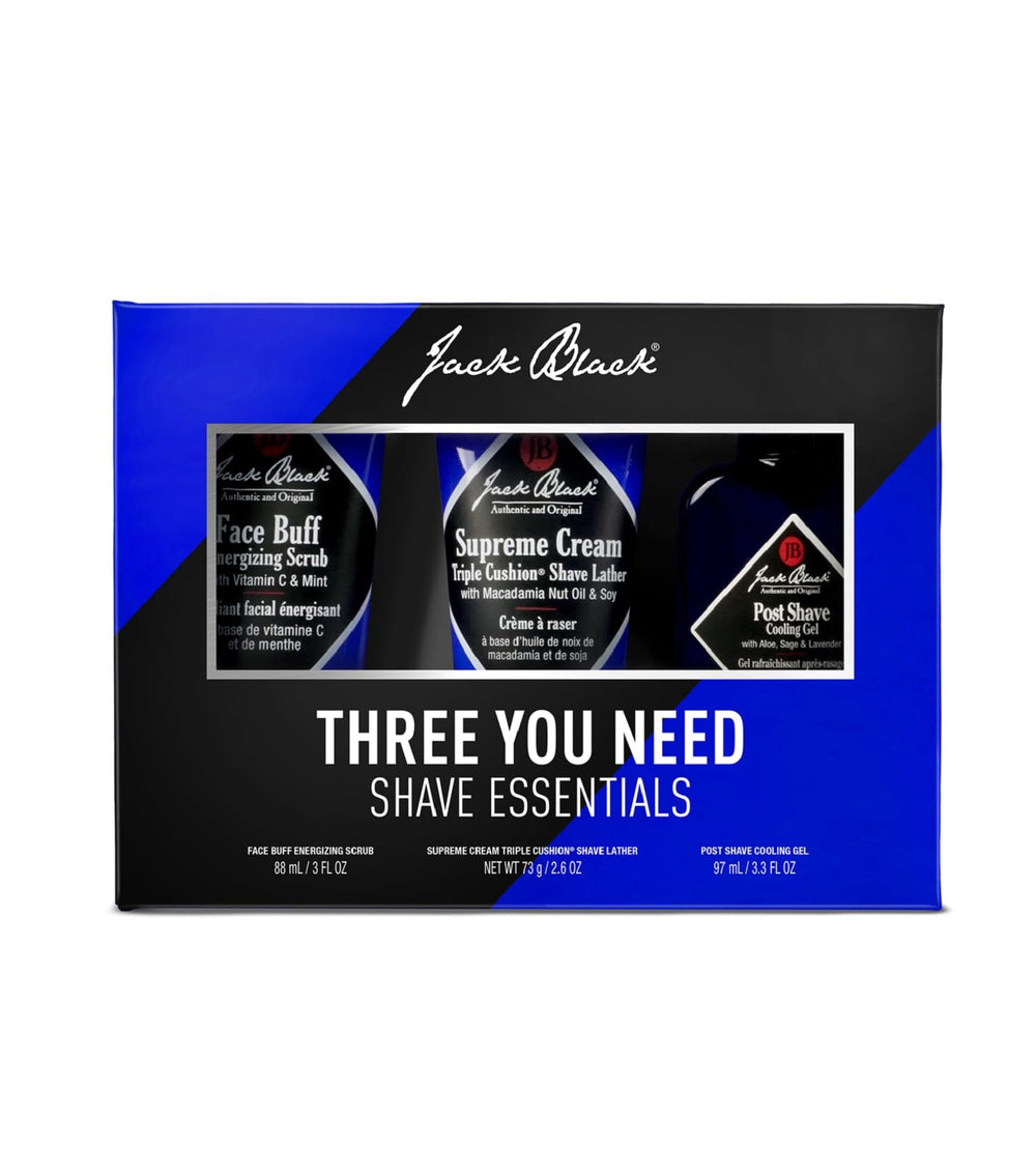 Jack Black emballage coffret cadeau rasage – idée cadeau pratique