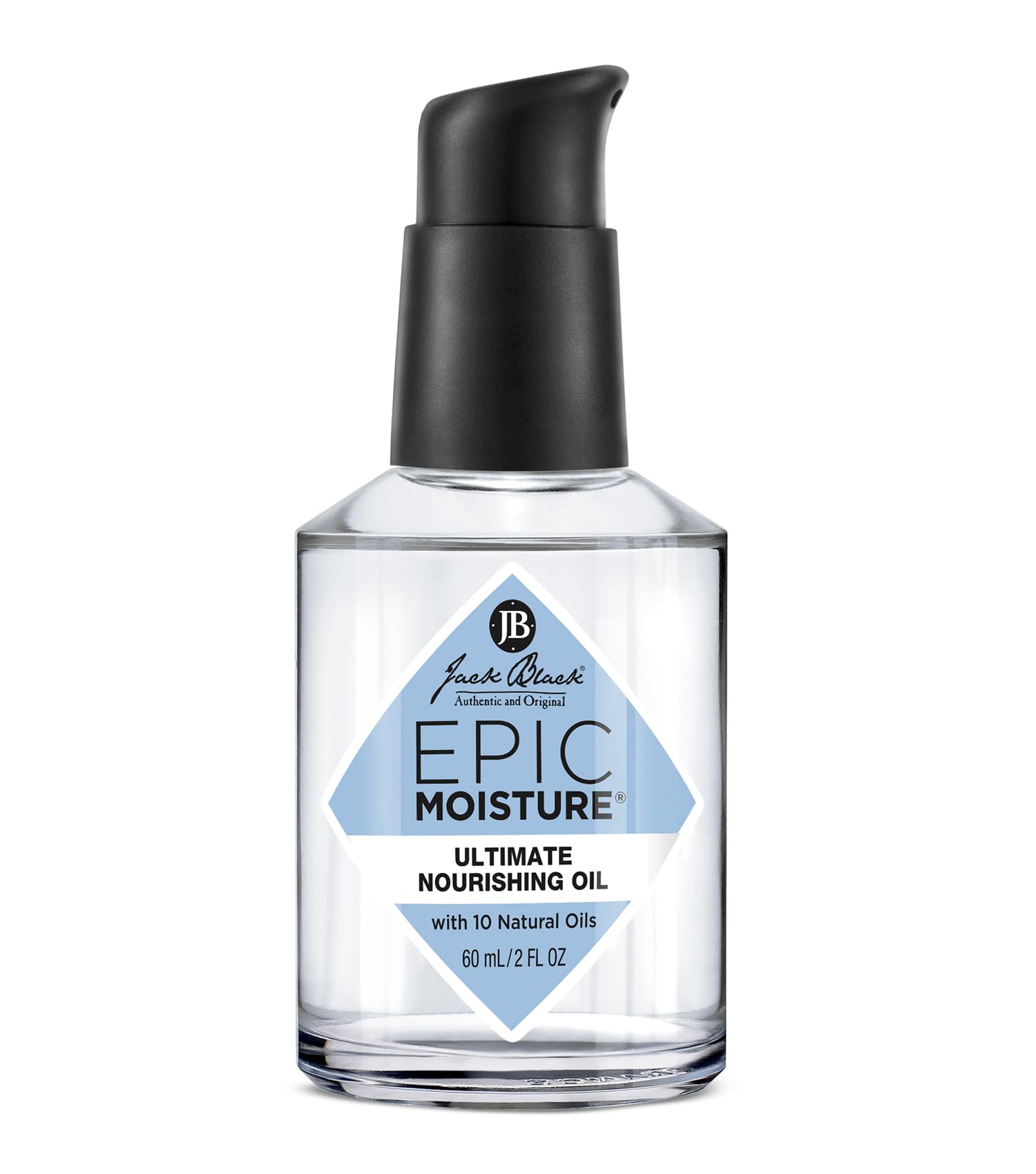 Jack Black Epic Moisture – bouteille frontale, soin polyvalent pour peau et corps.