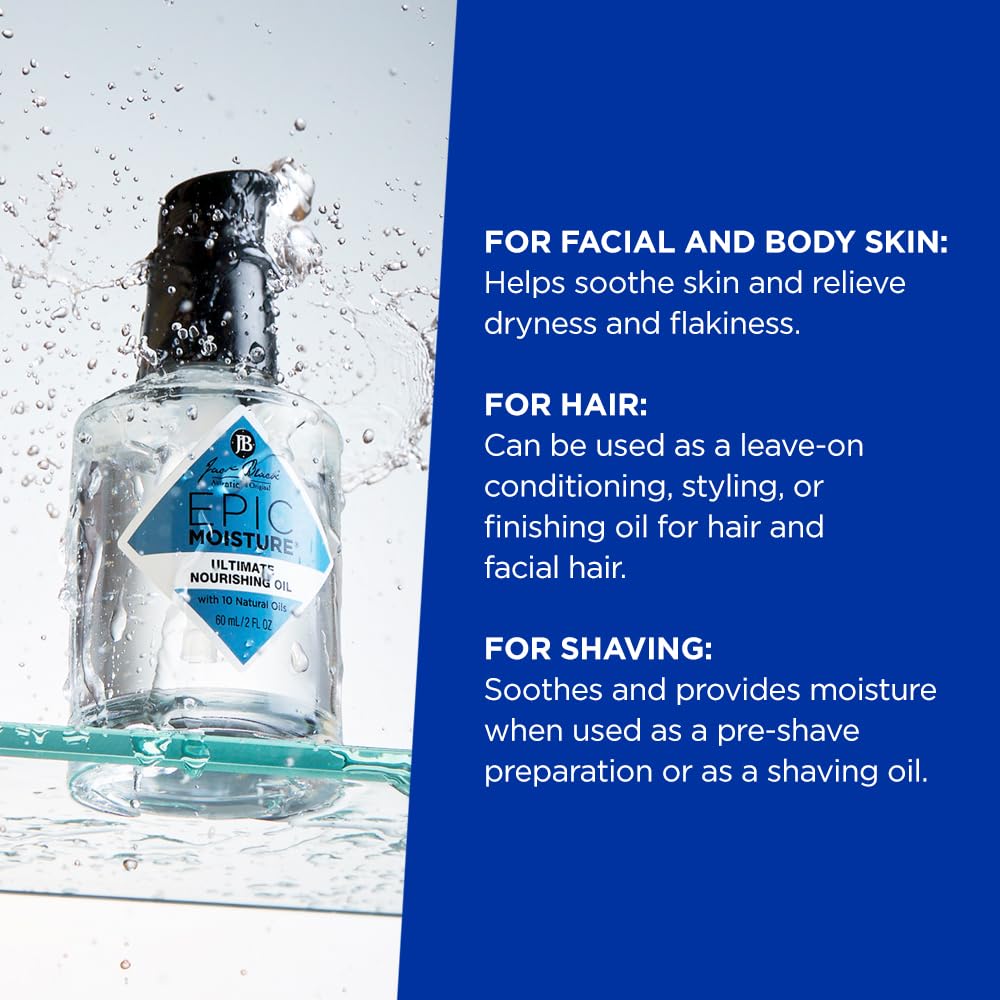 Emballage élégant de Jack Black Epic Moisture, produit vegan et sans sulfates.