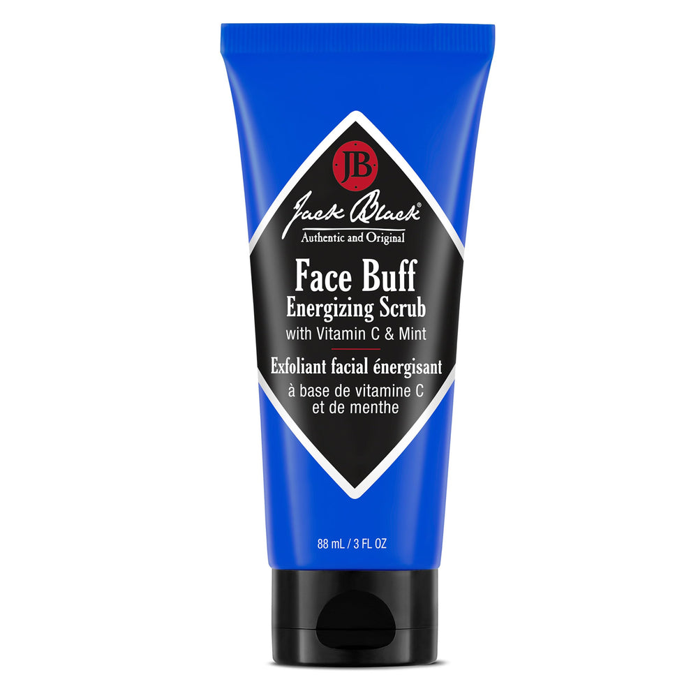Jack Black Face Buff gommage visage énergisant dans flacon prêt pour rasage net