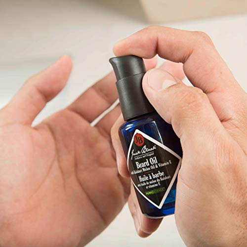 Jack Black Huile Barbe – sans colorants et parabènes pour peau sensible