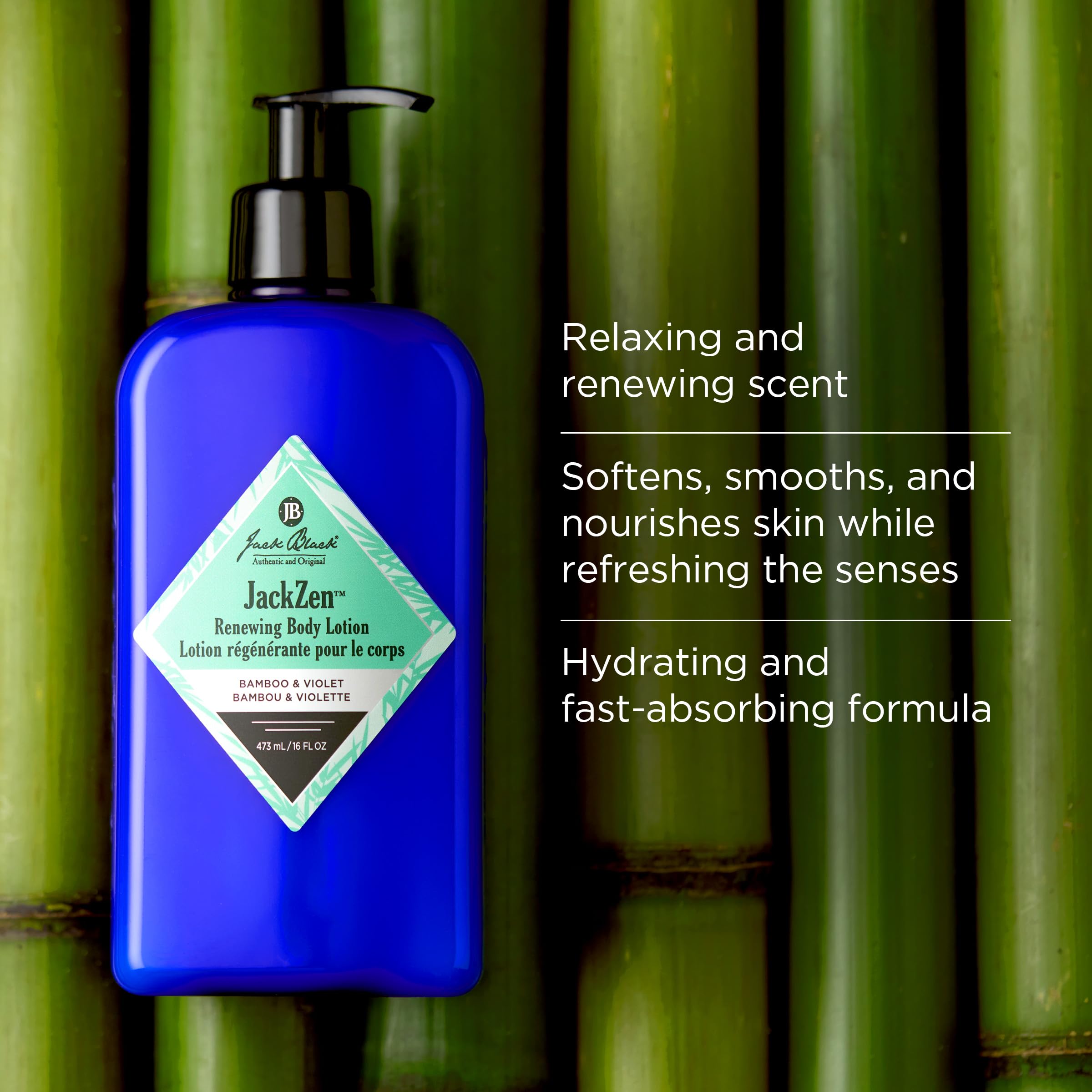 Ingrédients nourrissants macadamia et aloe contenus dans JackZen