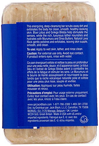 Jack Black Turbo Body Bar Mousse Riche procure une sensation soyeuse et nettoie en profondeur.