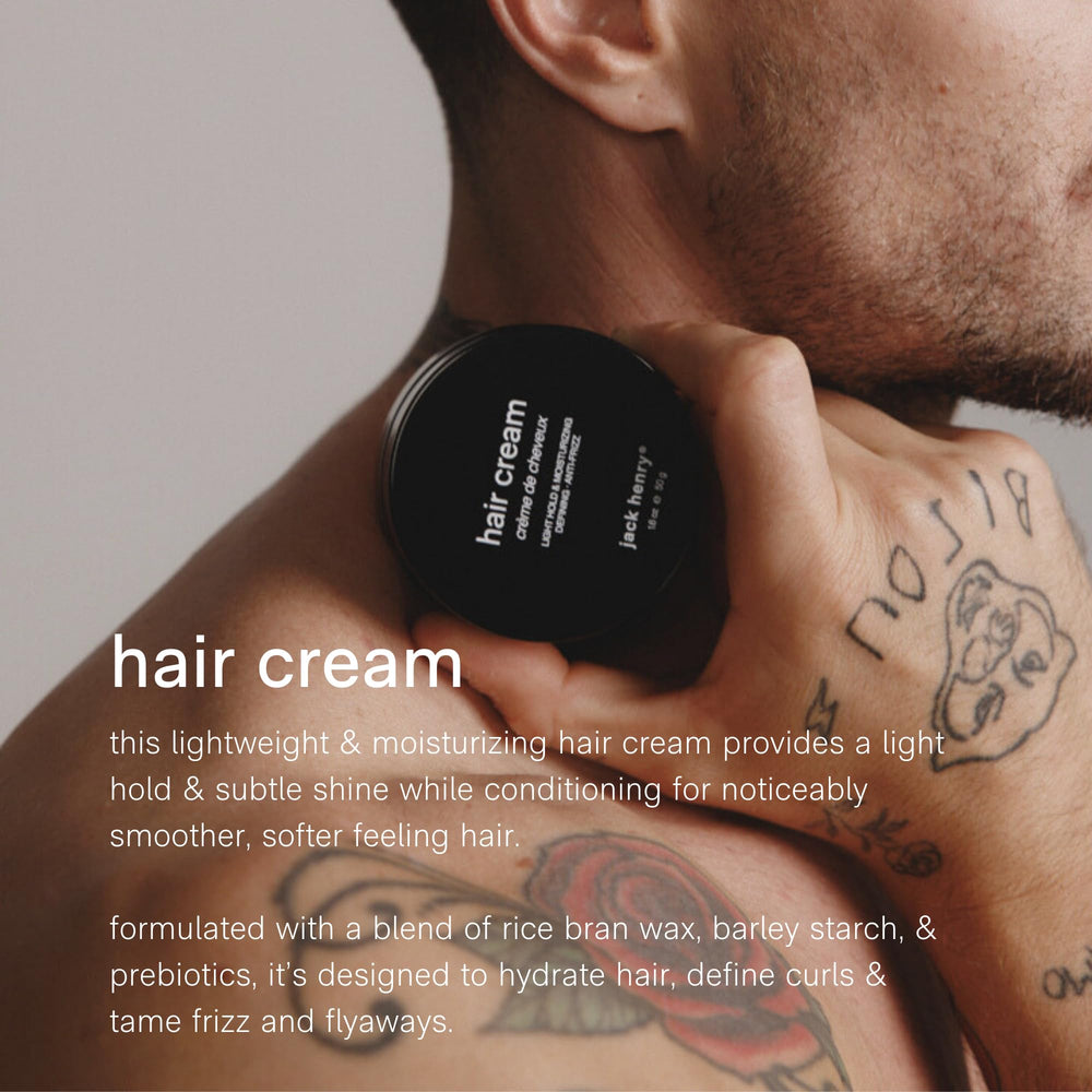 Jack Henry Crème coiffante cheveux humides avec définition des boucles