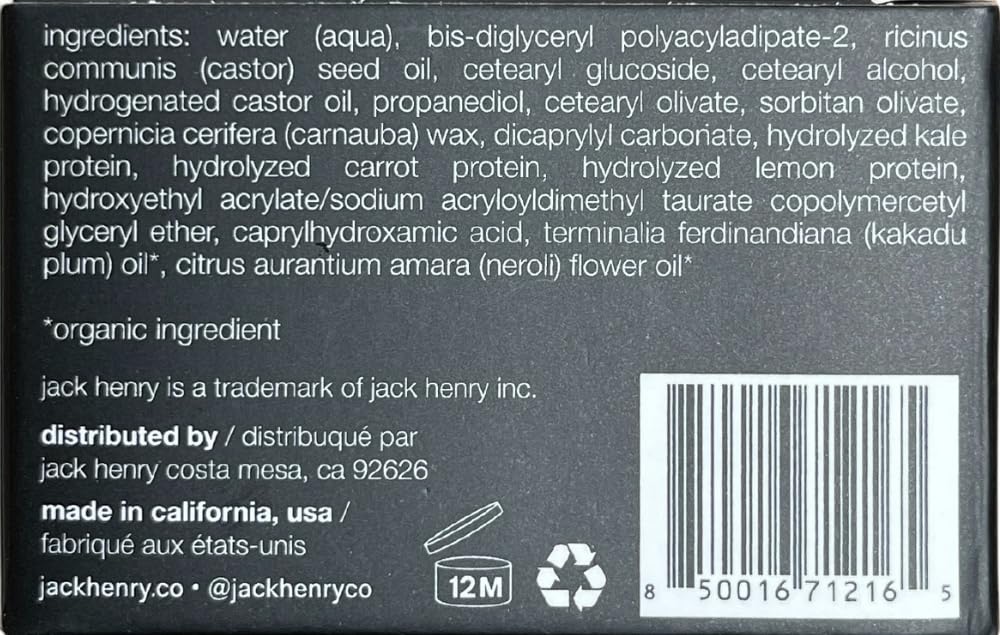 Jack Henry Pâte cheveux homme – texture non grasse pour rendu naturel