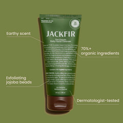 Senteur naturelle du nettoyant Jackfir – notes terreuses et boisées.