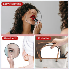 Miroir Jadazror portable et léger, facile à emporter.