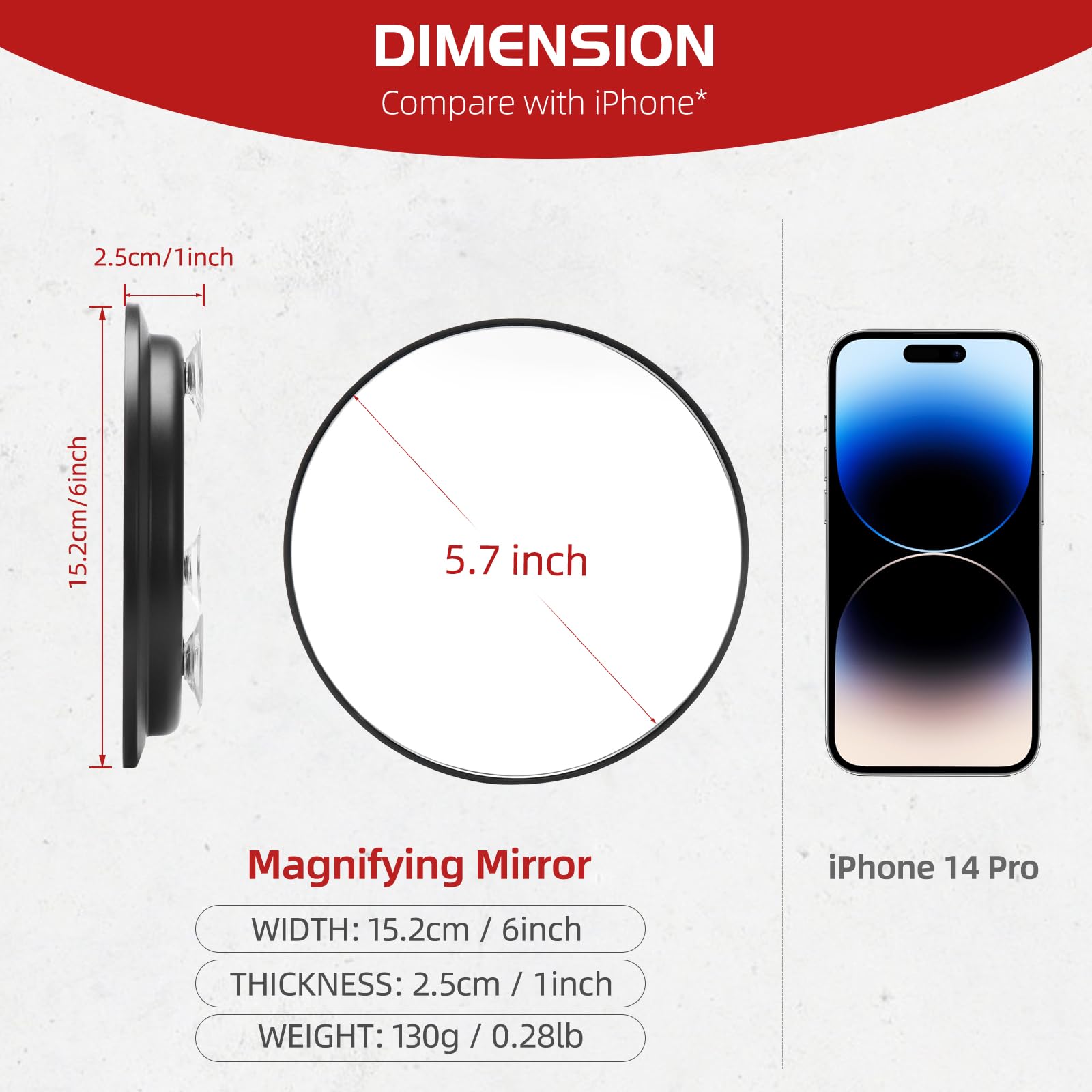 Pince à épiler inclinée offerte avec le miroir Jadazror.