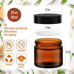 Jaisie.W joints-intérieurs pour pots, anti-fuite et conservation du contenu.