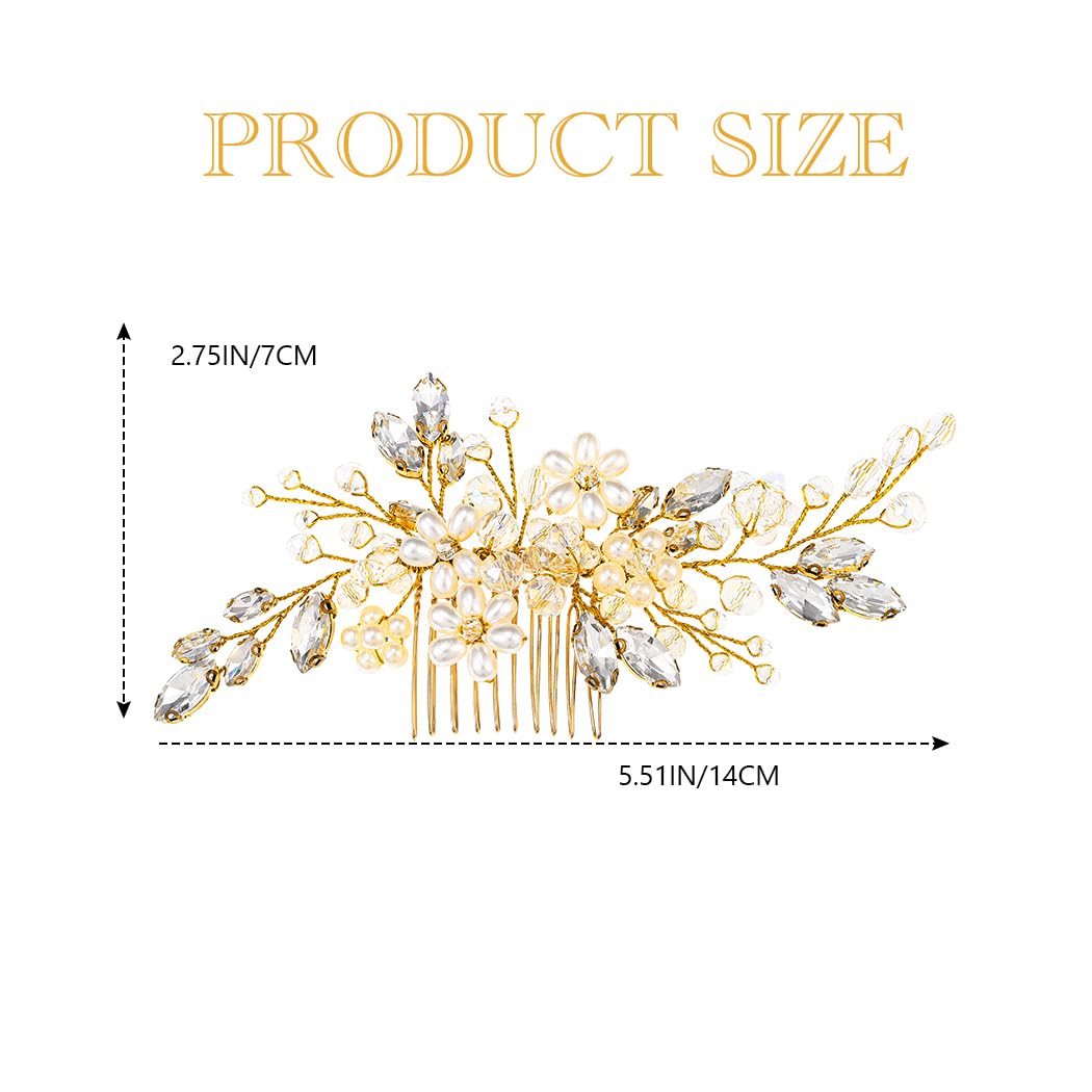 Accessoire cheveux Jakawin doré pour une touche chic.