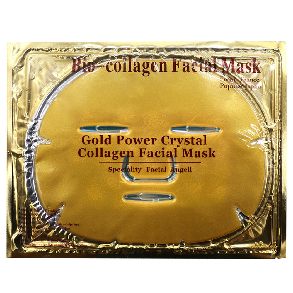 Jakuva gold mask ready for at-home spa relaxation.