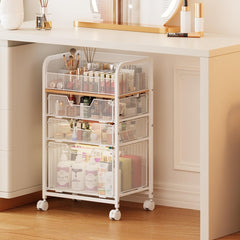 Jakyitvi Rangeur Maquillage Quatre Niveaux – rangement élégant et pratique pour vos produits.