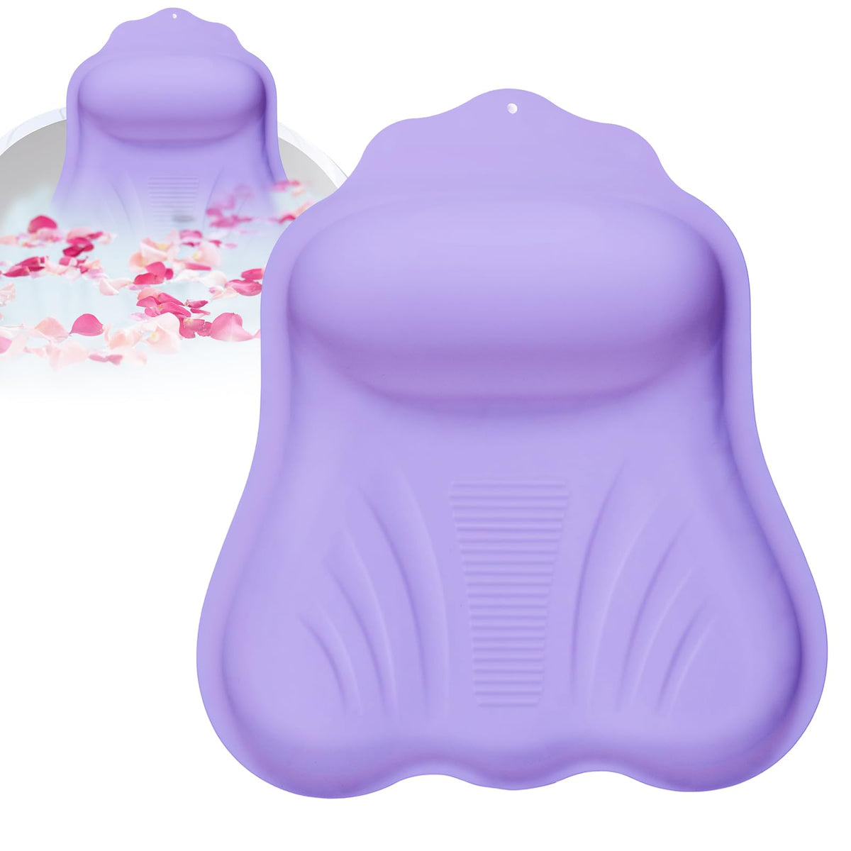Jalopink oreiller-bain silicone luxe — confort premium assuré.