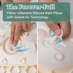 Silicone imperméable Jalopink, hygiénique et seche rapidement.