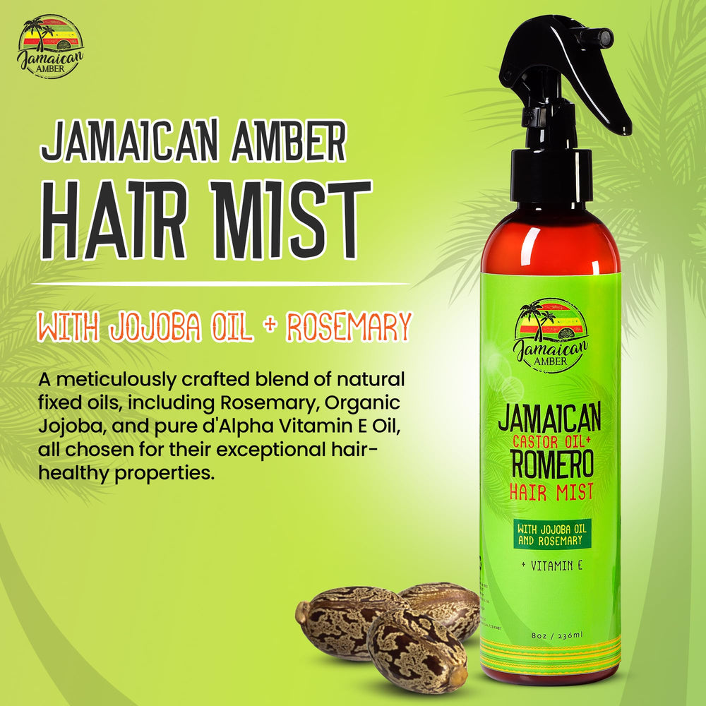 JAMAICAN Ambre spray-cheveux prêt à démêler et rafraîchir.