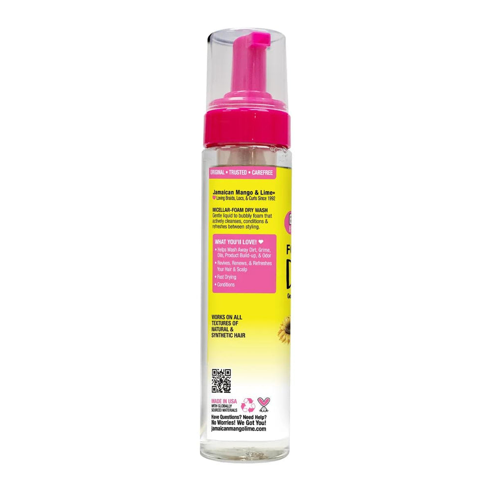 Jamaican Mango & Lime – nettoyant sec pour tresses et locs, pratique sans rinçage