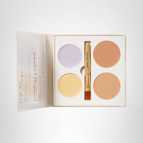 Jane Iredale application des teintes correctrices pour un teint homogène et naturel.