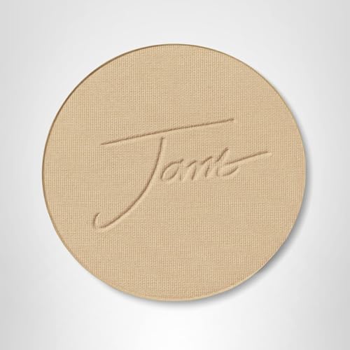 Jane Iredale Purepressed Base Minérale – teinte Golden Glow pour un éclat lumineux.