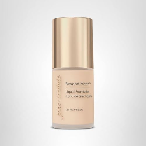 Emballage élégant avec logo Jane Iredale et formulation sans composants nuisibles.