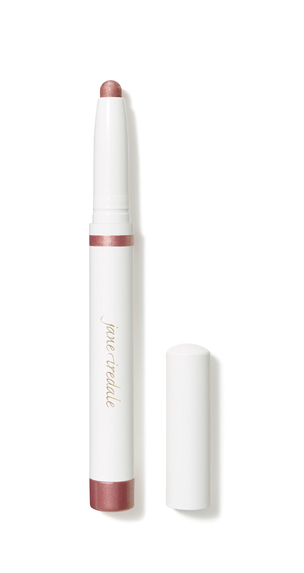 Jane Iredale ColorLuxe Eye Shadow Stick emballage rose et pratique pour le maquillage.