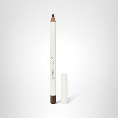 Crayon Jane Iredale Basic Brown tracé sur la ligne des yeux pour une définition longue tenue.