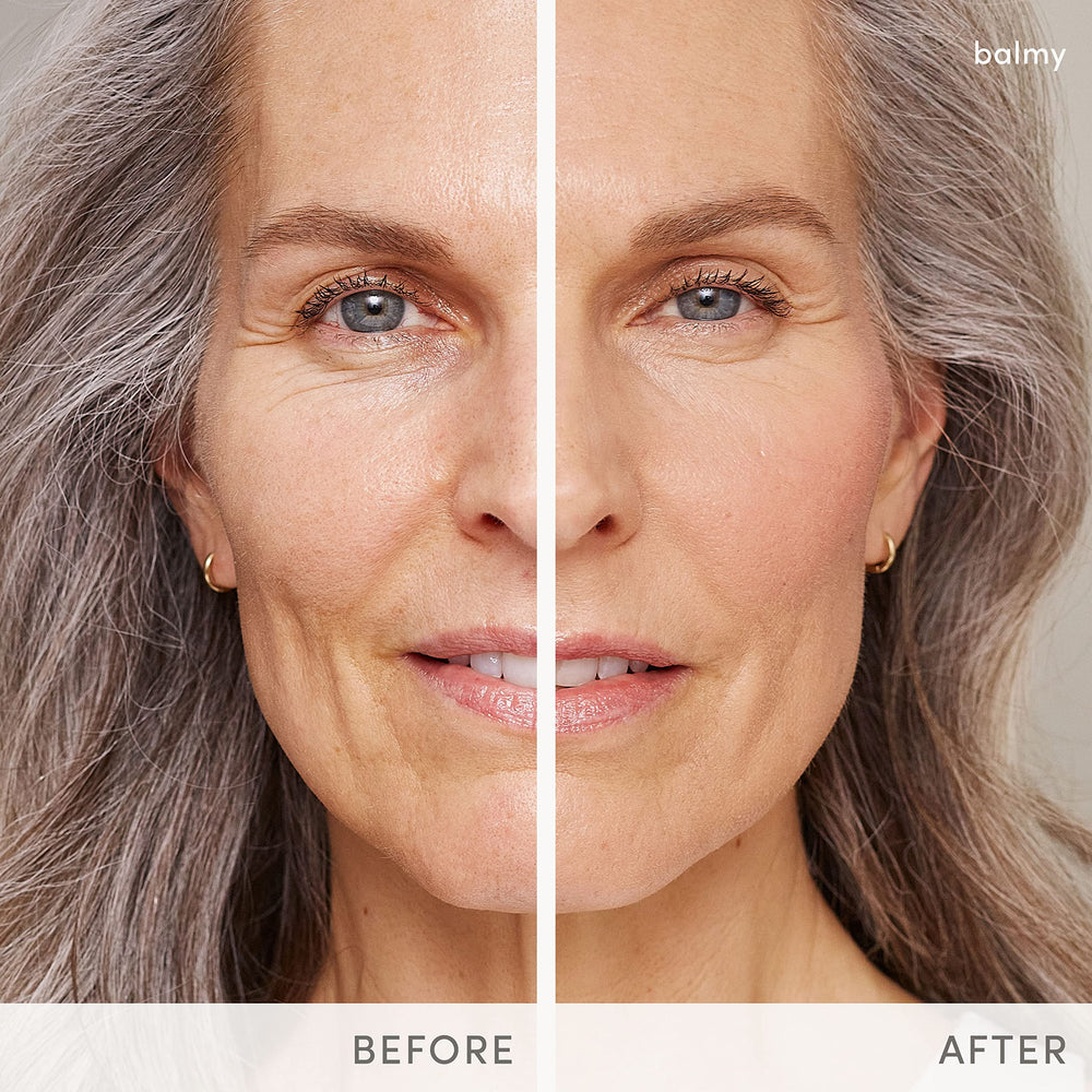 Texture crème du Glow Time Blush Stick qui se fond sans traces.